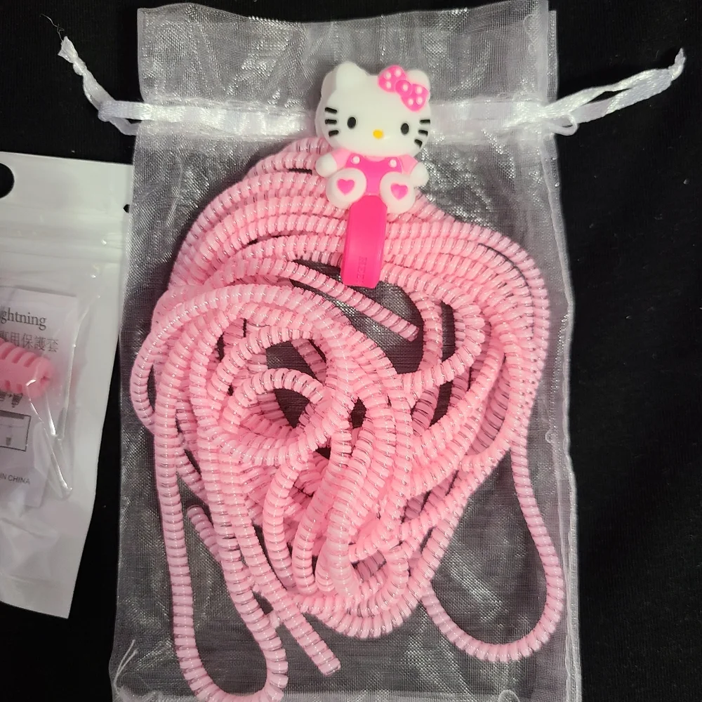 Hello Kitty phone cable cover